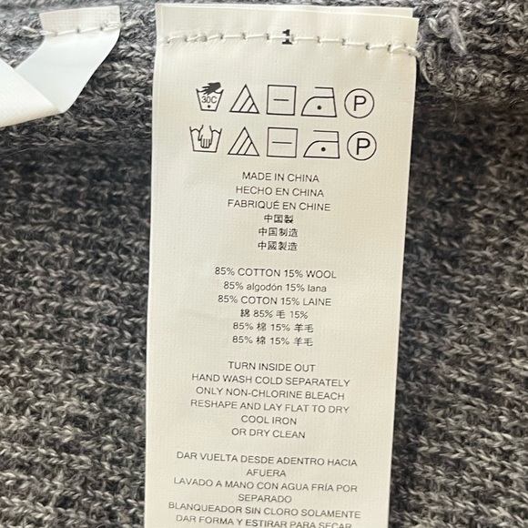 MICHAEL KORS Men’s Zip Up - Grey - Picture 2 of 5